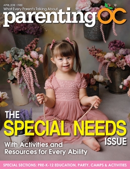 Sports Nutrition: Cover of April 2018 Parenting OC Magazine