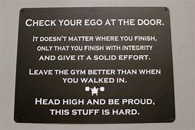 Summer Camps: picture of a phrase starting with check your ego in at the door