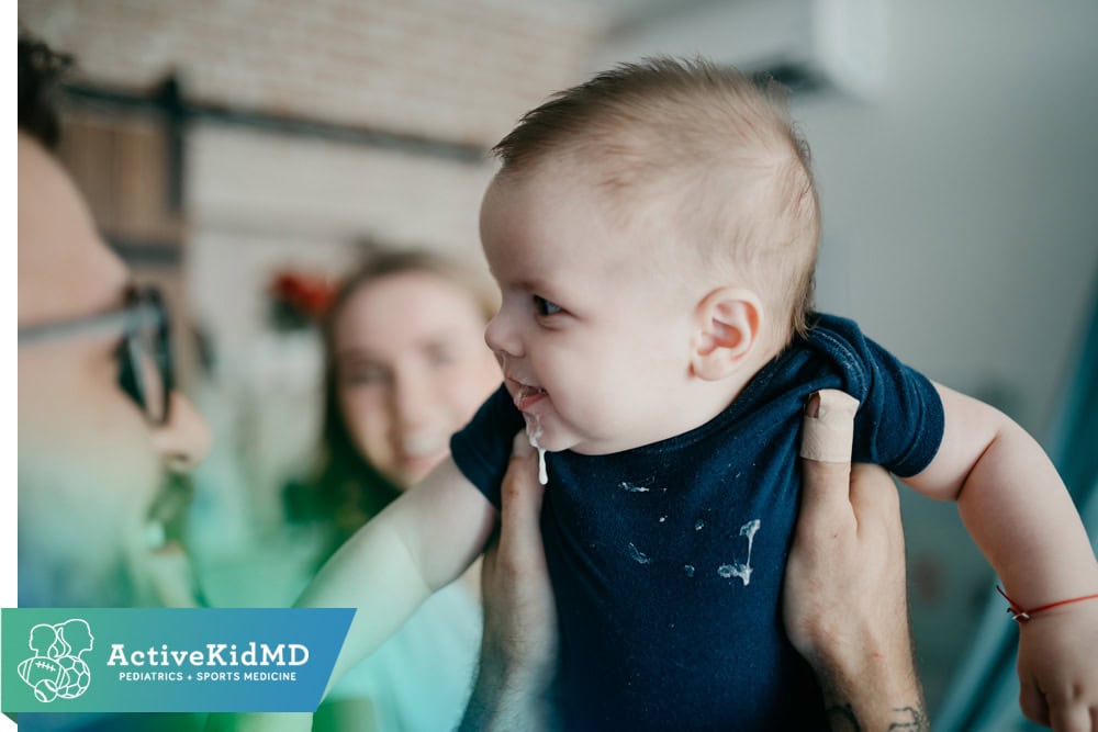 active kid md are you worried when your baby spits up