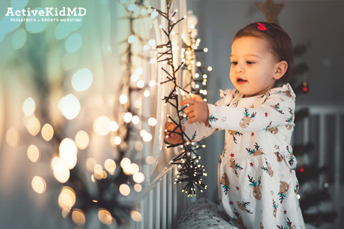 active kid md be careful with lights candles ornaments