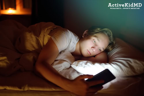 active kid md electronic use is a sleep disruptor