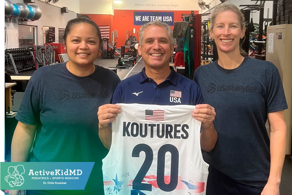 active kid md physician prepares us volleyball team olympics