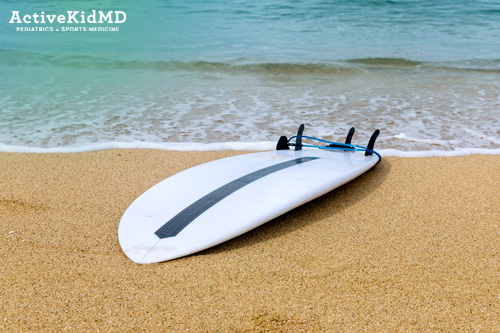 active kid md surfboard related trauma